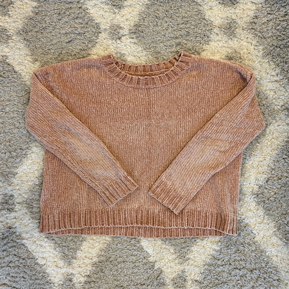 aerie soft pink sweater